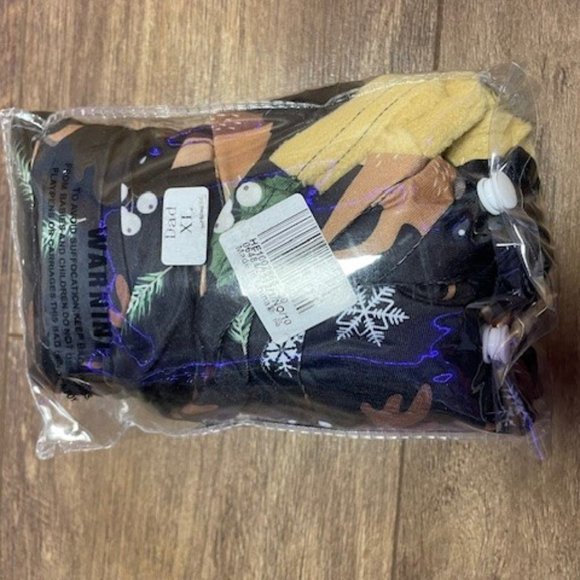 Sunloudy Christmas Pajamas Jumpsuit Long Sleeve Hoodie Elk Print Loungewear - Picture 4 of 5